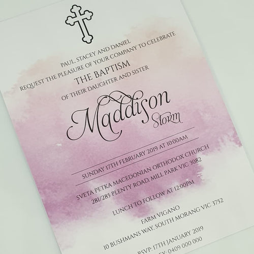 Maddison Invitation