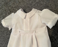 Load image into Gallery viewer, Christian Silk Christening/Baptism Romper