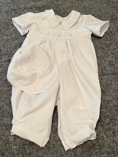 Load image into Gallery viewer, Levi Linen Christening/Baptism Romper