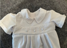 Load image into Gallery viewer, Levi Linen Christening/Baptism Romper