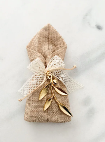 Olive Leaf Favour/Bomboniere - theprintedloveco