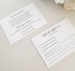 Savannah & Matthew Invitation - Letterpress - theprintedloveco