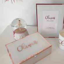 Load image into Gallery viewer, Olivia Glass Jewellery Box - 4 Colours available