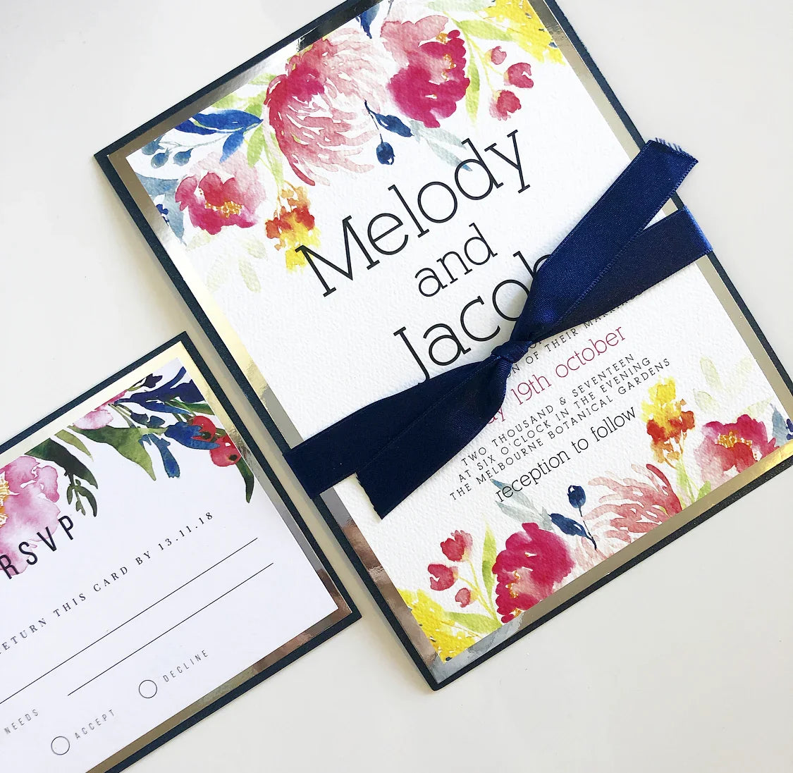 Melody & Jacob Invitation