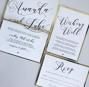 Amanda & Luke Invitation