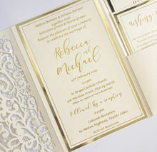 Load image into Gallery viewer, Rebecca &amp; Michael Invitation