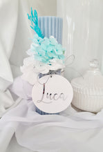 Load image into Gallery viewer, Luca Baptism Christening Candle (Choose your colours)