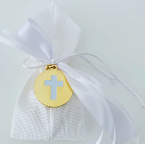 Cross Keyring Favour/ Bomboniere - Baptism Favours