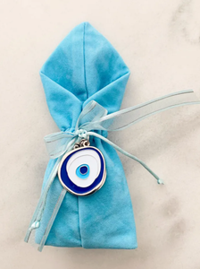 Blue Mati Keyring Favour/Bomboniere - Baptism Favours