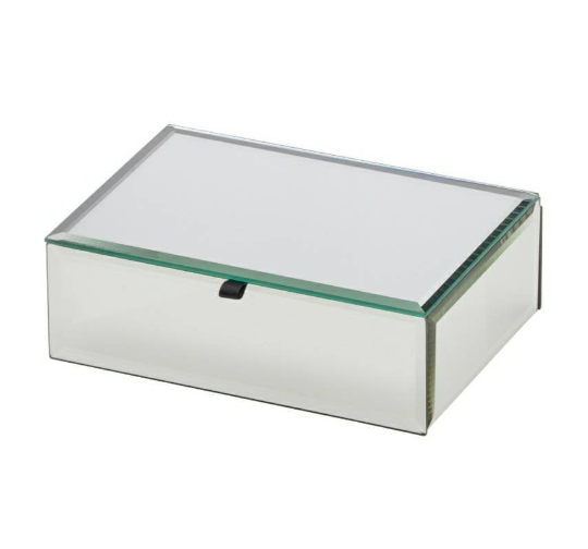 Glass Mirrored Personalised Jewellery Box - theprintedloveco