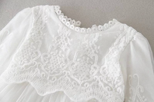 Load image into Gallery viewer, 2 Piece Long Sleeve Girls Christening/Baptism Dress - theprintedloveco