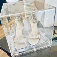 Load image into Gallery viewer, Acrylic Wedding Shoe Box - theprintedloveco