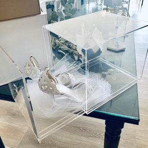 Acrylic Wedding Shoe Box